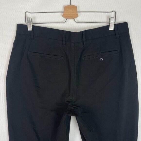 Everlane Men The Performance Cotton Work Chino Uniform Athletic Fit Black 35x30 - Picture 5 of 7